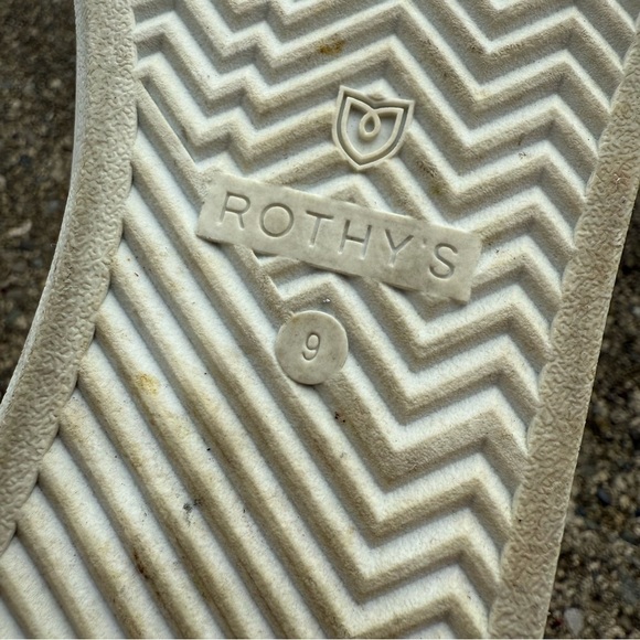 Rothy white The Lace Up sneaker *** LEFT shoe ONLY **** 9 - Picture 3 of 9